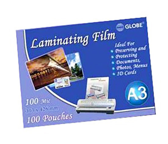 Load image into Gallery viewer, Globe Laminating Pouches Film