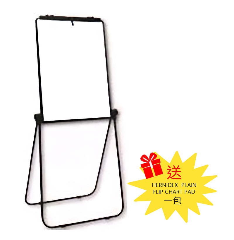 Load image into Gallery viewer, Hernidex Double Sided Flip Chart Board (With Flip Chart Pad)
