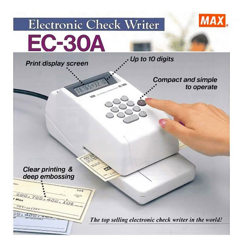 將圖像加載到圖庫查看器中,Max EC-30A 支票機 (8位+小數2位)