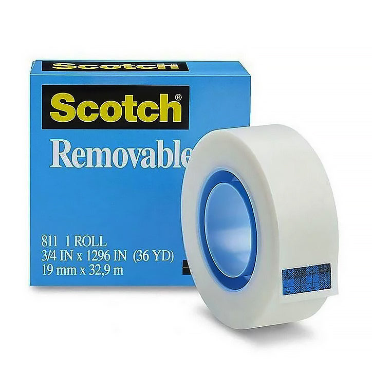 將圖像加載到圖庫查看器中,3M Scotch 811 思高牌可再貼隱形膠紙 (3/4"x36yd)