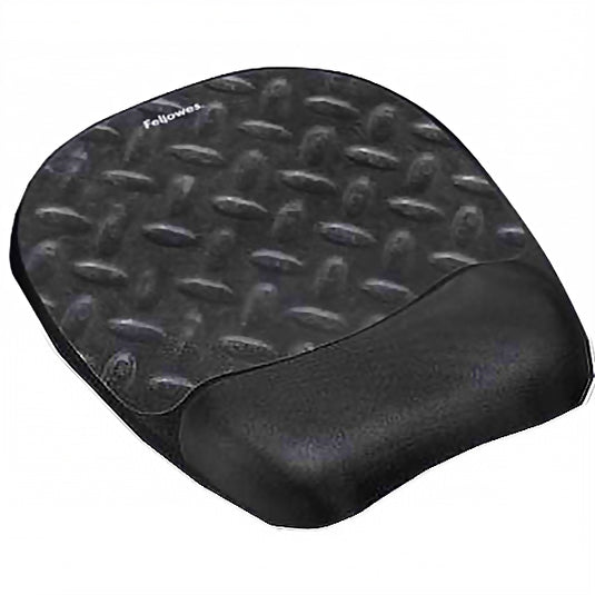 Fellowes FW9176001 Memory Foam Mouse Pad With Wrist Rest