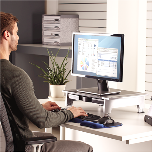 Load image into Gallery viewer, Fellowes Office Suites™ Standard Monitor Riser FW8031101