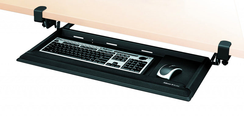 將圖像加載到圖庫查看器中,Fellowes FW8038302 Designer Suites Deskready Keyboard Drawer 夾檯式可調較鍵盤托
