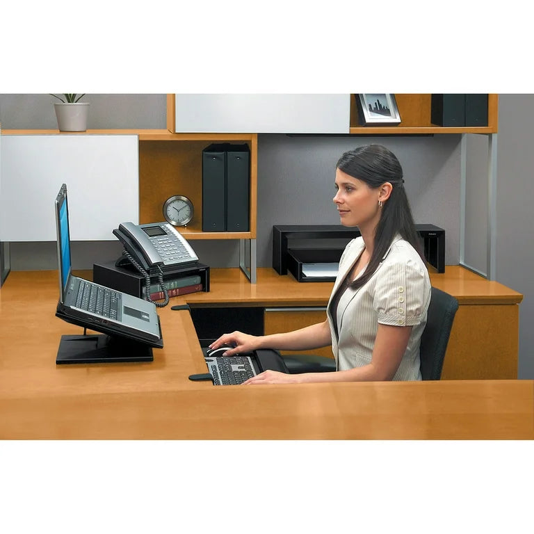 將圖像加載到圖庫查看器中,Fellowes Designer Suites™ Laptop Riser FW8038401 可調教手提電腦平台