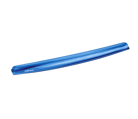 Fellowes FW91137 Crystal Gel Wrist Rest (Blue)