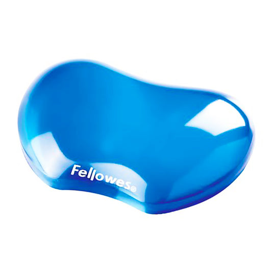Fellowes FW91177 Crystal Gel Wrist Rest (Blue)