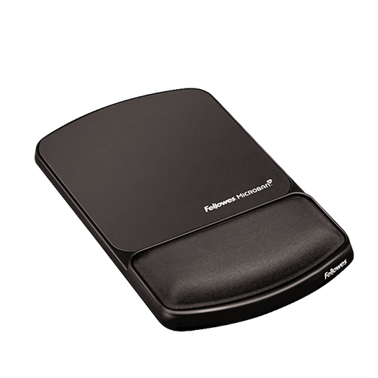 Fellowes Microban® FW9175101 Comfort Gel Wrist Rest & Mouse Pad