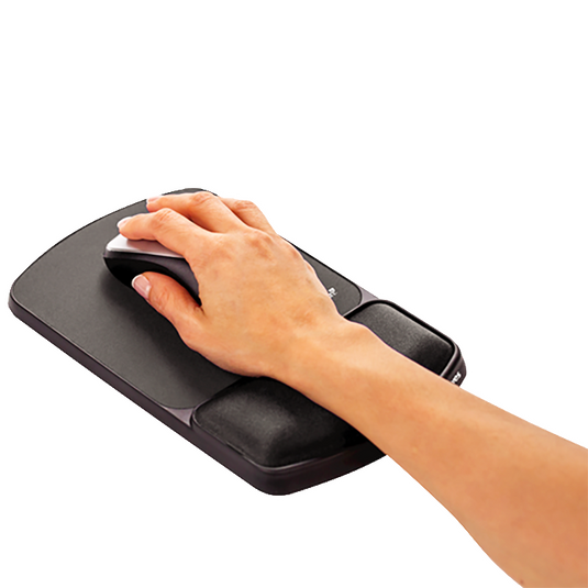 Fellowes Microban® FW9175101 Comfort Gel Wrist Rest & Mouse Pad
