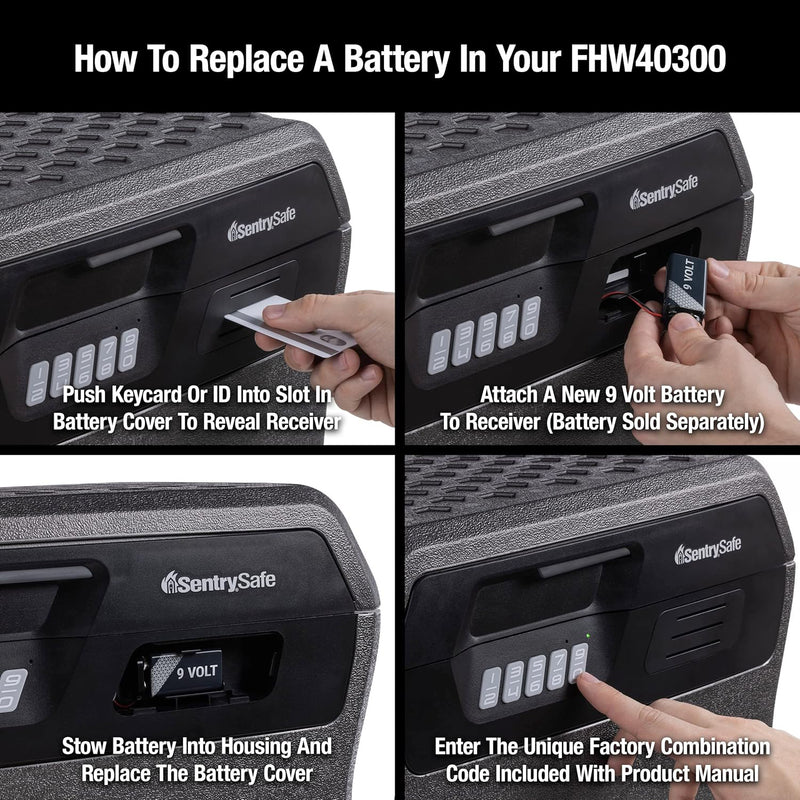 將圖像加載到圖庫查看器中,SentrySafe FHW40300 善衛防水電子密碼鎖便攜保險箱