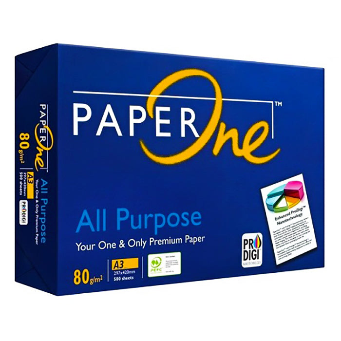 將圖像加載到圖庫查看器中,Paper One 白色 A3 影印紙 Copy Paper (80gsm /5包裝)