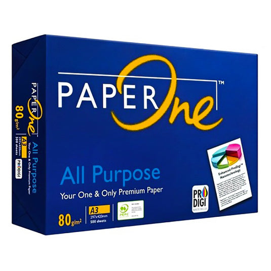 Paper One 白色 A3 影印紙 Copy Paper (80gsm /5包裝)
