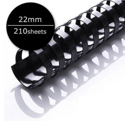 Load image into Gallery viewer, Plastic Binding Ring A4 Black/White (50's)