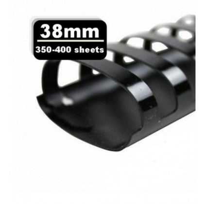 Load image into Gallery viewer, Plastic Binding Ring A4 Black/White (50's)
