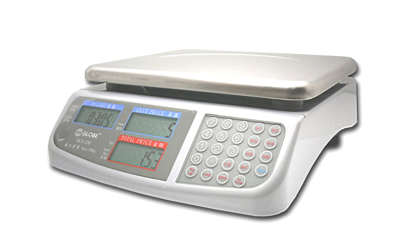 將圖像加載到圖庫查看器中,Globe DCS-530 全功能計算電子磅 30Kg