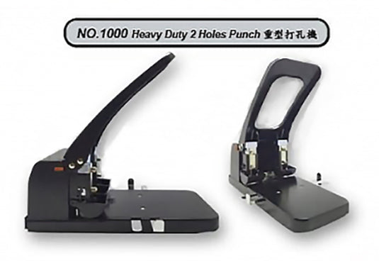 Globe No.1000 Heavy Duty 2-hole Punch (100 sheets0
