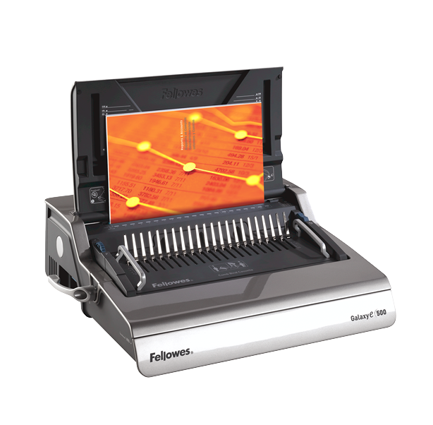 將圖像加載到圖庫查看器中,Fellowes Comb Binder Galaxy E500 電動膠圈釘裝機