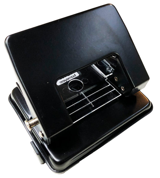 Powerkoo - LT100 2 Hole Punch (with lock & guide (Black color)