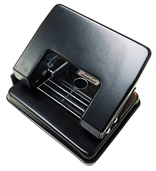 Powerkoo - LT100 2 Hole Punch (with lock & guide (Black color)