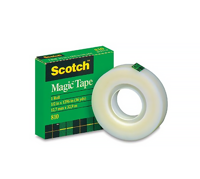 將圖像加載到圖庫查看器中,3M Scotch 810 思高牌隱形膠紙-1/2"x36yds