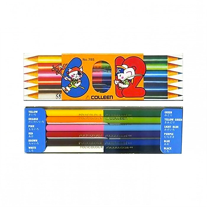 Load image into Gallery viewer, Colleen (6pcs=12-col) Polycolour Pencil (785-12)