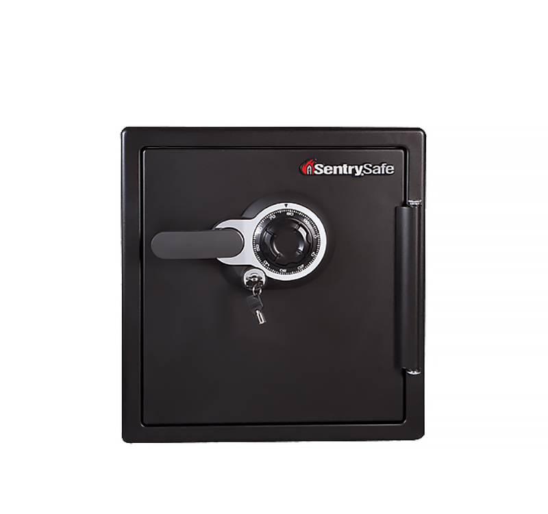 將圖像加載到圖庫查看器中,Sentrysafe SFW123DTB 善衛防火防水手動機械密碼鎖+雙重鎖匙鎖保險箱