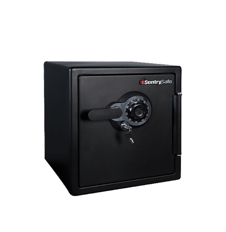 將圖像加載到圖庫查看器中,Sentrysafe SFW123DTB 善衛防火防水手動機械密碼鎖+雙重鎖匙鎖保險箱