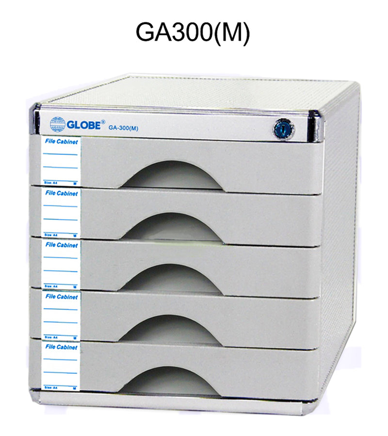 將圖像加載到圖庫查看器中,Globe GA300(M) A4五層有鎖鋁塑文件櫃