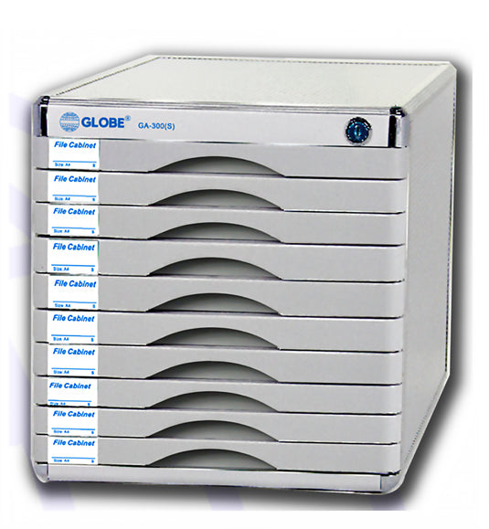 Globe GA300(S) A4 十層有鎖鋁塑文件櫃