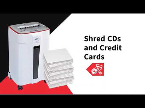 Load and play video in Gallery viewer, GBC ShredMaster 31SX Cross cut (4x25mm) 14 Sheets Shredder