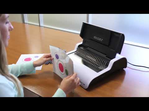 在圖庫查看器中加載和播放視頻,Fellowes Comb Binder Pulsar+E300 電動膠圈釘裝機