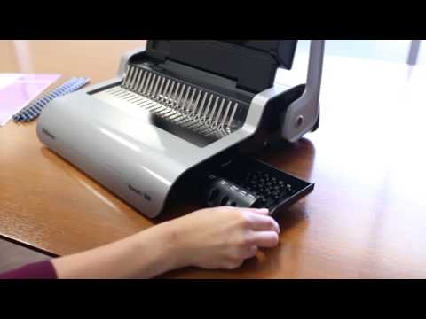 在圖庫查看器中加載和播放視頻,Fellowes Comb Binder Quasar+500 手動膠圈釘裝機