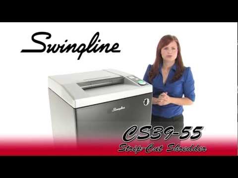 Load and play video in Gallery viewer, GBC ShredMaster CS39-55 Strip-cut (6mm) 33 Sheets Shredder