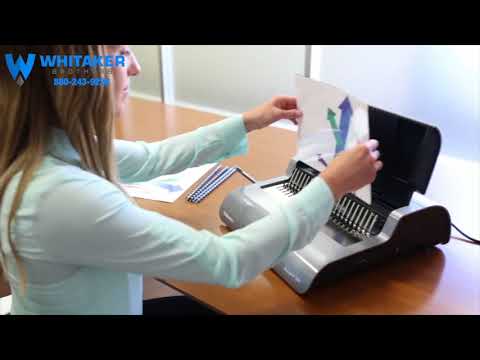 在圖庫查看器中加載和播放視頻,Fellowes Comb Binder Quasar E500 電動膠圈釘裝機
