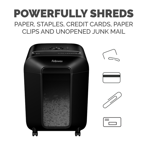 Fellowes Powershred®LX85 粒狀 (4x40mm) 12張 碎紙機