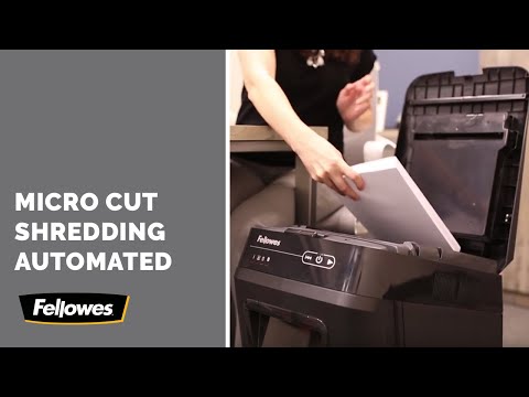 在圖庫查看器中加載和播放視頻,Fellowes AutoMax 200M 幼粒狀 (2x14mm) 200張 全自動碎紙機