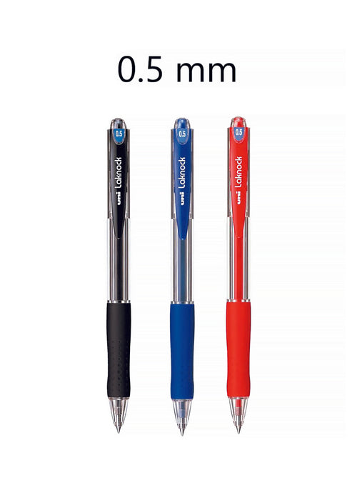 Uni SN-100 0.5mm Retractable Ball Pen (12 pcs)