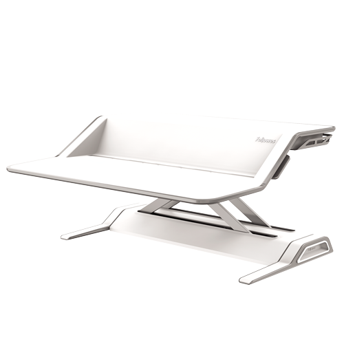 Load image into Gallery viewer,  Fellowes Lotus Sit-Stand Workstation Desk (White)
