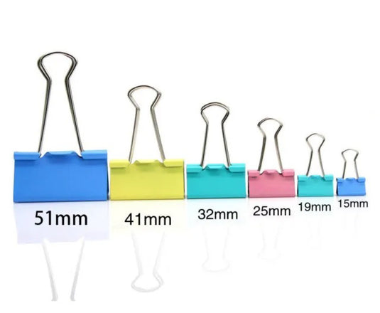 Motarro Color Binder Clips