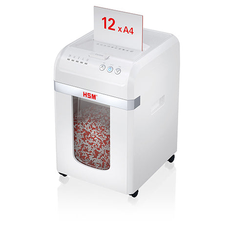 HSM ShredStar X300 Cross Cut (4x12mm)12 Sheets Auto Shredder