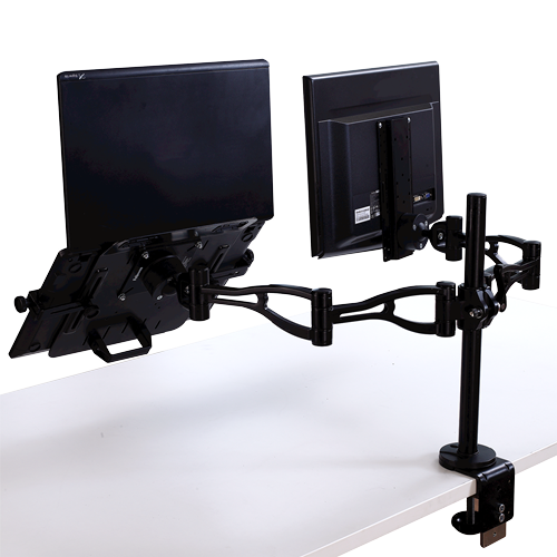 Load image into Gallery viewer, Fellowes Professional Series Dual Monitor Arm F8041701 
