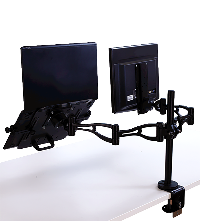 Load image into Gallery viewer, Fellowes Professional Series Dual Monitor Arm F8041701 
