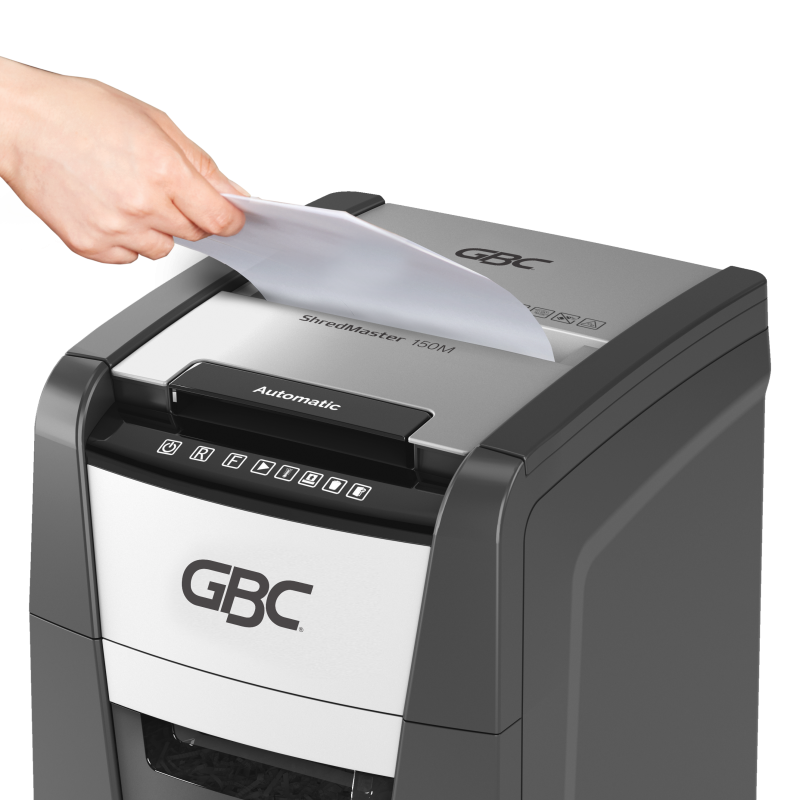 Load image into Gallery viewer, GBC ShredMaster 150X Cross-cut (4x28mm) 150 Sheets Auto Shredder
