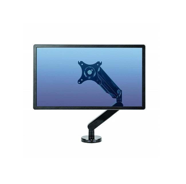 Load image into Gallery viewer, Fellowes Platinum Series Single Monitor Arm F8043301
