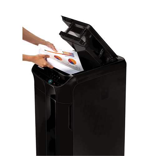 Load image into Gallery viewer, Fellowes AutoMax™ 350C Cross-cut (4x38mm) 350 Sheets Auto Shredder
