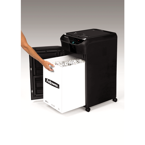 Load image into Gallery viewer, Fellowes AutoMax™ 350C Cross-cut (4x38mm) 350 Sheets Auto Shredder
