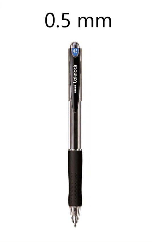 Uni SN-100 0.5mm Retractable Ball Pen (12 pcs)