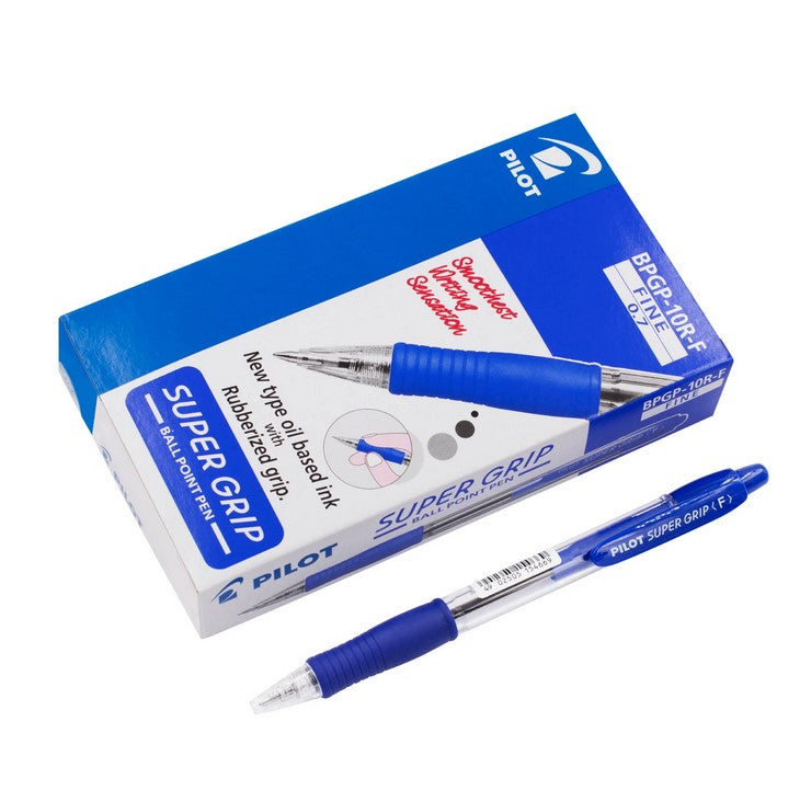 Load image into Gallery viewer, Pilot Super Grip (F) Retractable Ball Pen (BPGP-10R-F) (12 pcs)
