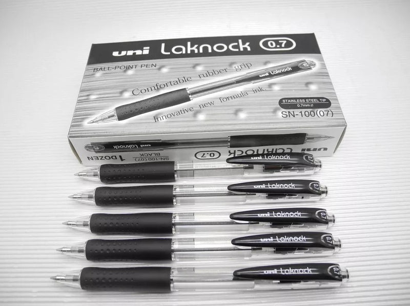 Load image into Gallery viewer, Uni SN-100 0.7mm Retractable Ball Pen (12 pcs)
