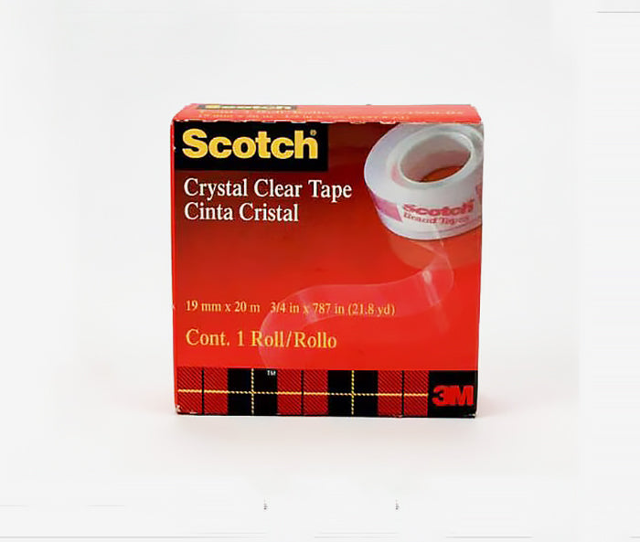 Load image into Gallery viewer, 3M Scotch CC1920 Scotch Crystal Clear Tape 3/4&quot;x21.8yds
