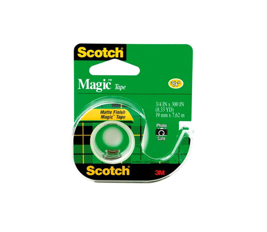 3M Scotch 105 Magic Tape with Dispenser (3/4" x 300")